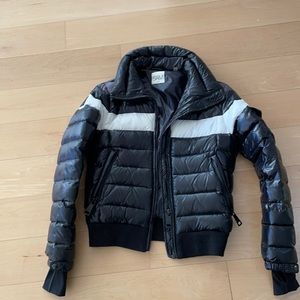 Sam black puffer coat